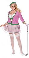 Sexy golfing costume, plus size